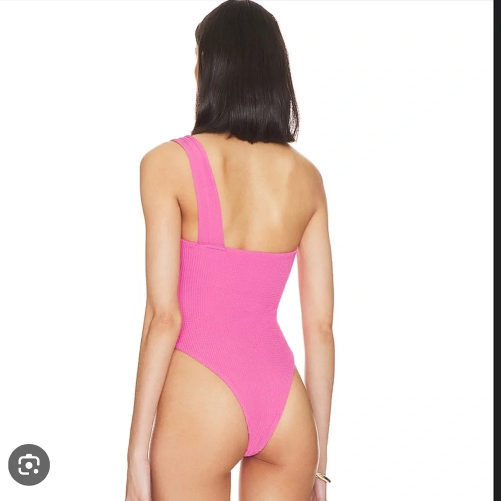 One-Shoulder Pink Women’s Swimsuit